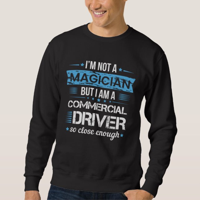 Commercial Driver  for School Bus Jobs Fans Sweatshirt (Vorderseite)