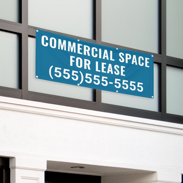 Commercial Space for Lease Banner (Äußeres Gebäude)