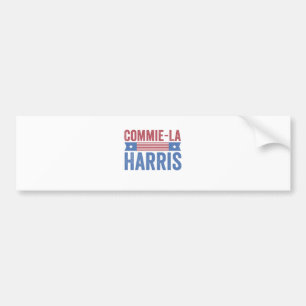 Commie-La Harris 2024 Funny Anti Kamala Harris Autoaufkleber