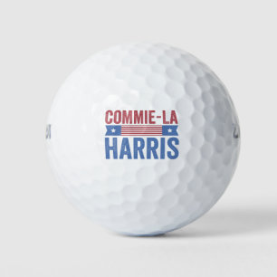 Commie-La Harris 2024 Funny Anti Kamala Harris Golfball