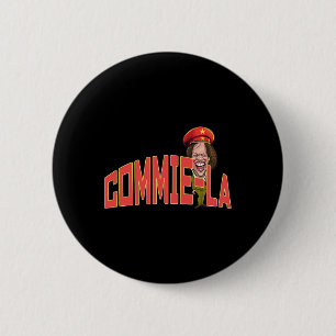 Commie-la Harris Kamala Harris Tim Wheimer Coach 2 Button
