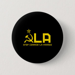 Commie-la Harris - Kommie Kamala Harris Button