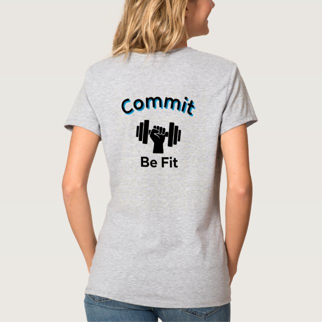 Commit To Be Fit ASCENT T-Shirt (Rückseite)