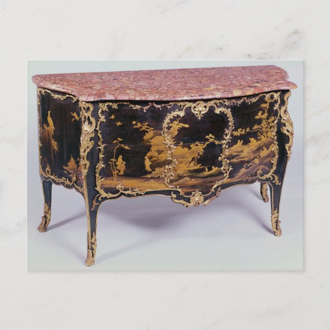 Commode, Französisch, Mitte des 18. Jahrhunderts Postkarte (Vorderseite)