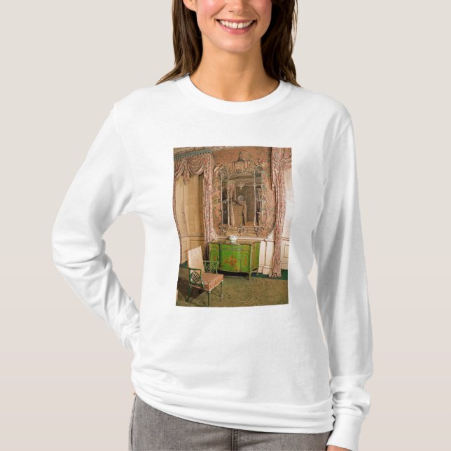 Commode und Stuhl im Staat Bedchamber T-Shirt (Vorderseite)