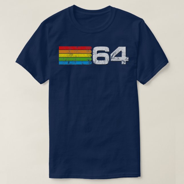 Commodore 64 bedrängt T-Shirt (Design vorne)
