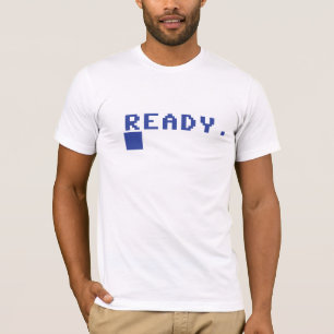 Commodore 64 Geeky T - Shirt - Schnelle Fertigstel