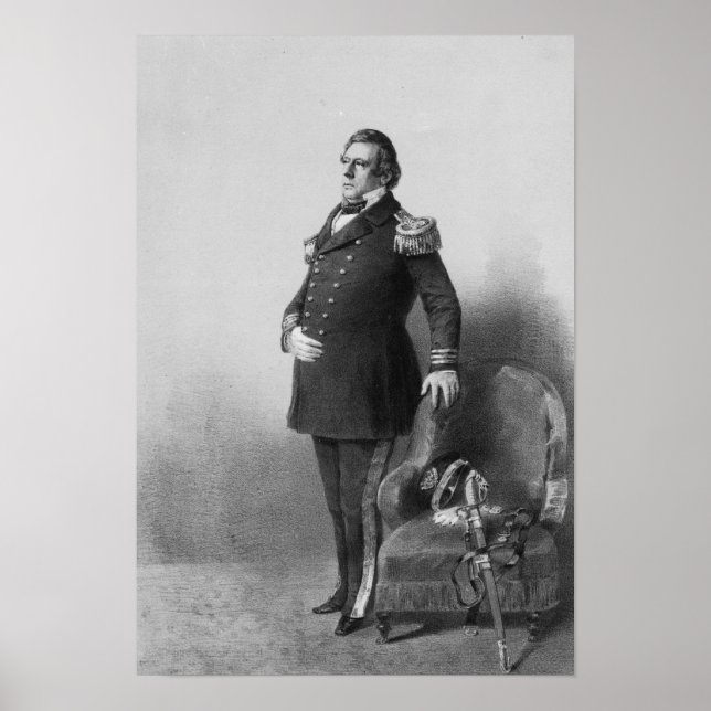 Commodore Matthew Calbraith Perry Poster (Vorne)