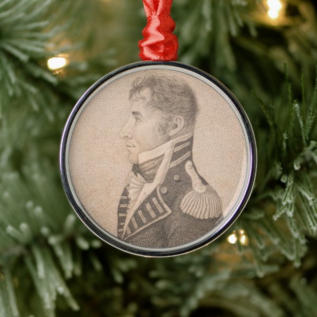 Commodore Stephen Decatur Ornament Aus Metall (Baum)