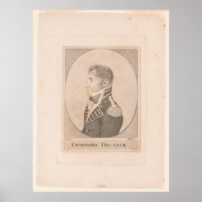 Commodore Stephen Decatur Poster (Vorne)