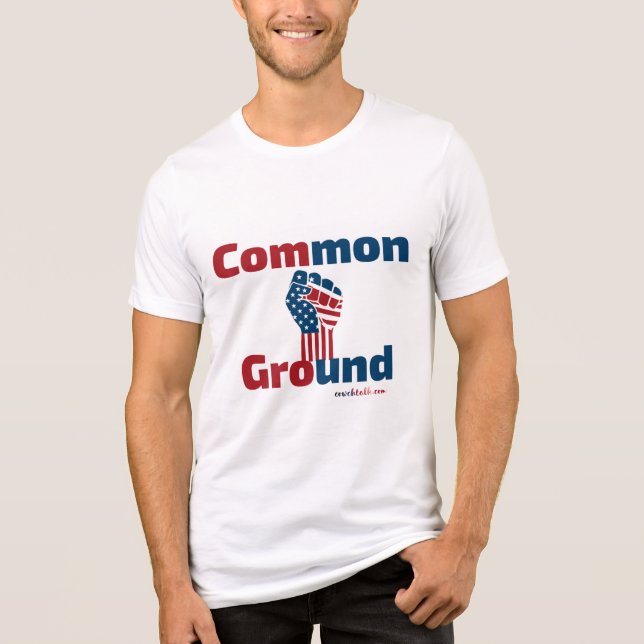 🌿 Common Ground Collection Tri-Blend Shirt (Vorderseite)