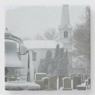 Common, kleines Compton, Rhode Island Steinuntersetzer