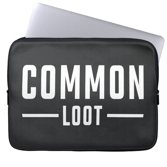 Common Loot Gamer Laptop-Sieb Laptopschutzhülle (Vorderseite)