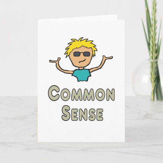 Common Sense Karte (Vorderseite)