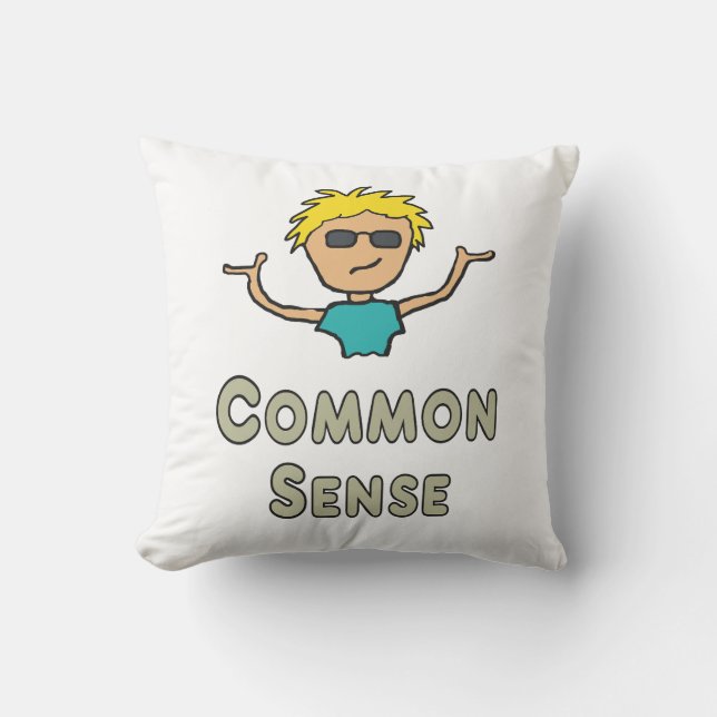 Common Sense Kissen (Vorderseite)