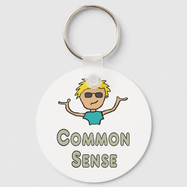 Common Sense Schlüsselanhänger (Vorderseite)