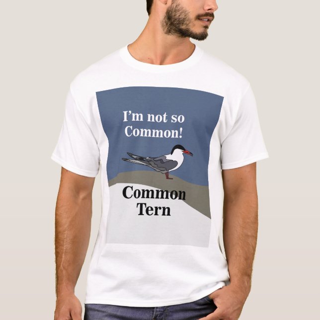 Common Tern Seabird Bird Funny T-Shirt (Vorderseite)