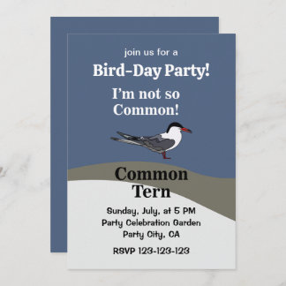 Common Tern Seabird Funny Birthday Party Einladung