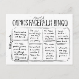 Commons Facepalm Bingo Runde 3 Postkarte