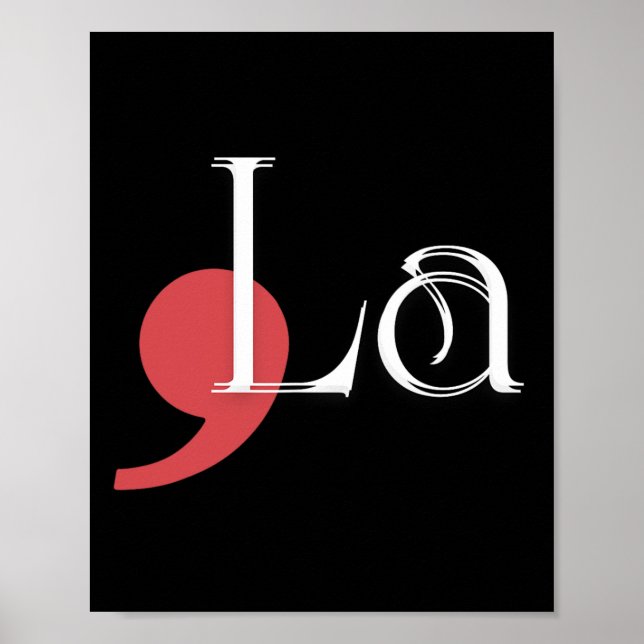 Commons La Kamala Harris American Flag Design Poster (Vorne)