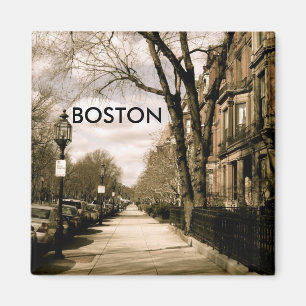 Commonwealth-Alleen-Nachbarschaft (Sepia) Magnet