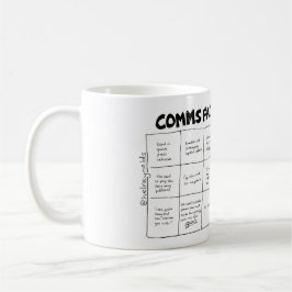 Comms Facepalm Bingo (A+B-Karten) Kaffeetasse