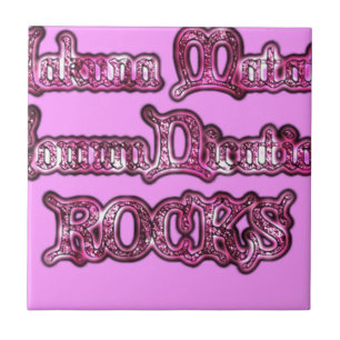 Communication Rocks Pink Hakuna Matata .png Fliese