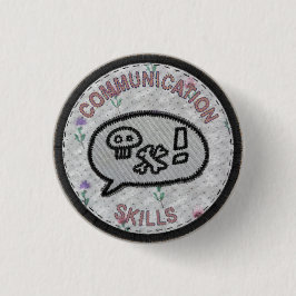 Communication skills resume  boy scout patch button