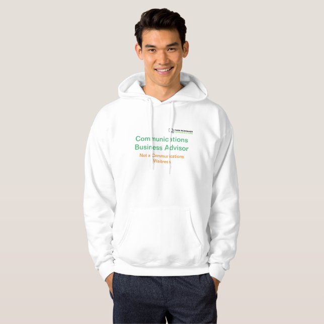 Communications Business Advisor, keine Kellnerin Hoodie (Vorne ganz)