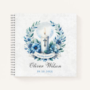 Communion Candle First Holly Communion Gästebuch Notizbuch