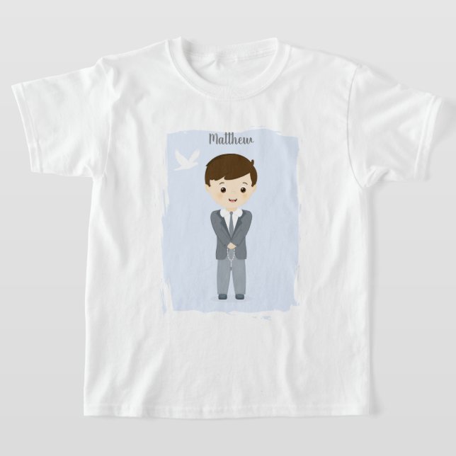 Communion Dove Boy T-Shirt (Ablage )