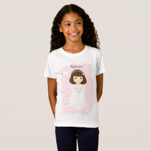 Communion Dove Brünett Girl T-Shirt