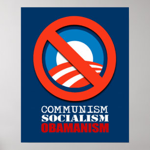 COMMUNISM, SOCIALISM, OBAMANISM POSTER