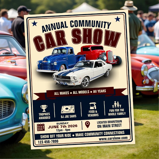 Community Auto Show Flyer (Von Creator hochgeladen)