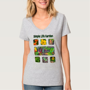 Community Garden Foto-Collage Damen T-Shirt