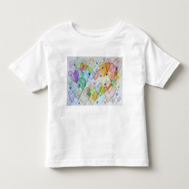 Community Hearts Color Liebe T - Shirt (Vorderseite)