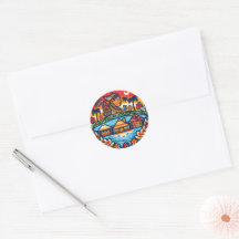 Community Prie Island Scrapbook Stickers