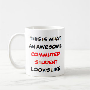 commuter student, awesome kaffeetasse