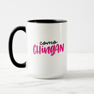 Como Chingan, handschriftlich Tasse