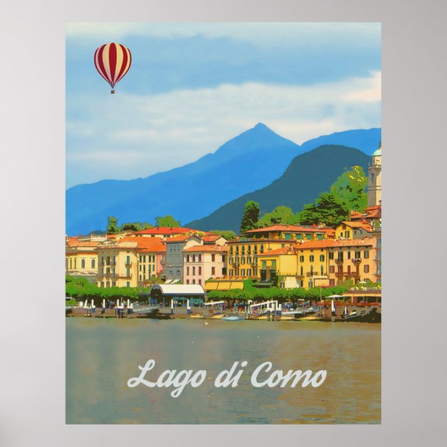 Como Lake, Italien Poster (Vorne)