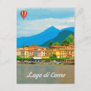 Como Lake, Italien Postkarte