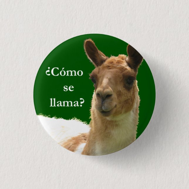 Cómo Se-Lama? Button (Vorderseite)