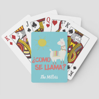 Como Se-Lama-lustiges spanisches Spielkarten
