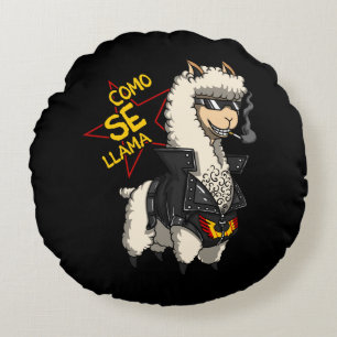 Como Se Llama Alpaca Funny Spanish Animal Joke Rundes Kissen