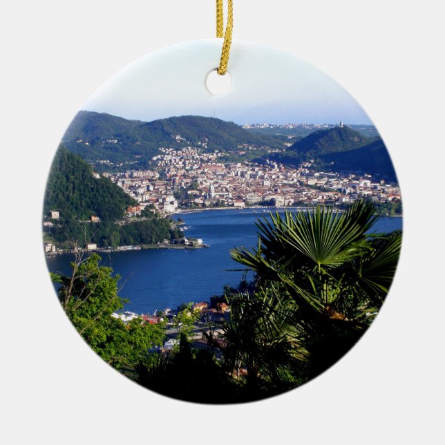 Como See 2 Keramikornament (Vorne)