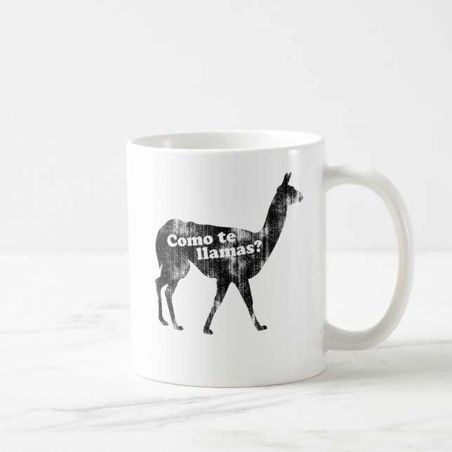 Como te Lamas? Kaffee-Tasse Kaffeetasse (Rechts)