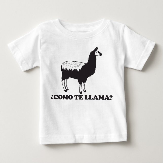 Como Te Llama Baby T-shirt (Vorderseite)