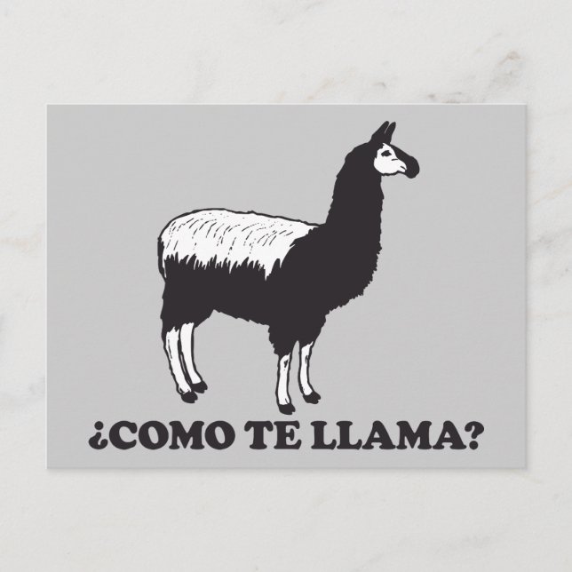 Como Te Llama Postkarte (Vorderseite)