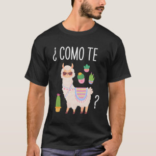 Como Te Llamas Student Spanischer Lehrer Bilingual T-Shirt