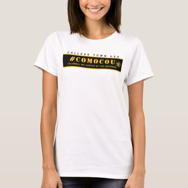COMOCOU #COMOCOU gold-t T-Shirt (Vorderseite)